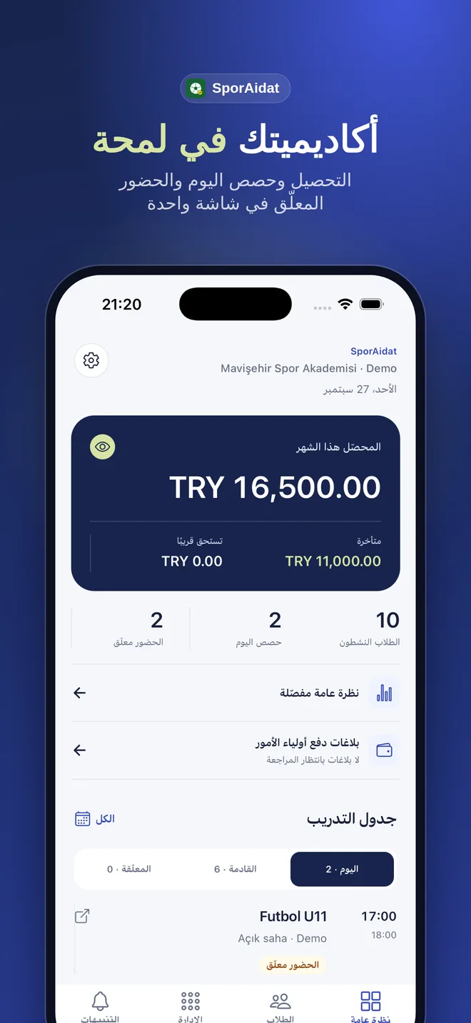 ملخص اليوم